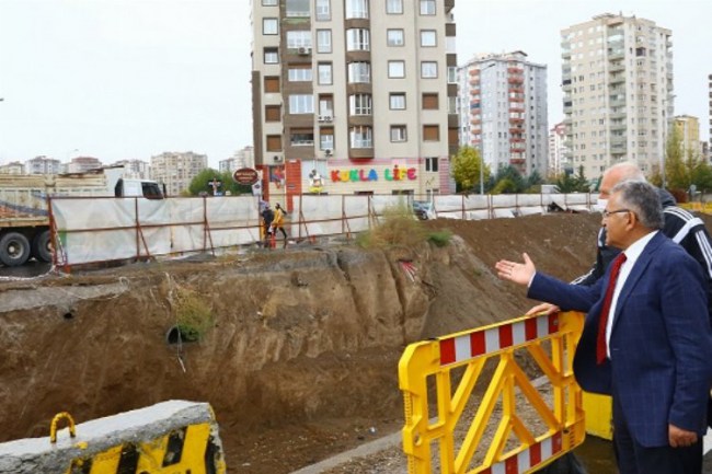 Kayseri'de kavşak çalışmaları bitiyor