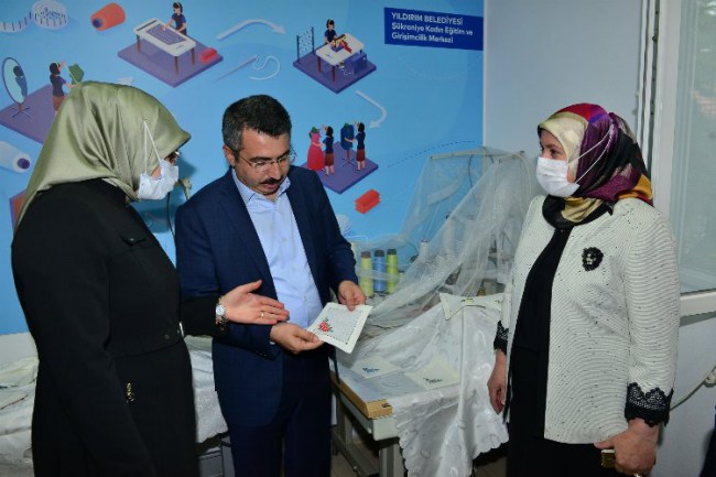 Bursa Yıldırım'da kadınlar ürettikleri ürünleri satacak