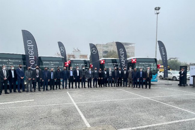 Adıyaman Belediyesi 5 yeni otobüs aldı