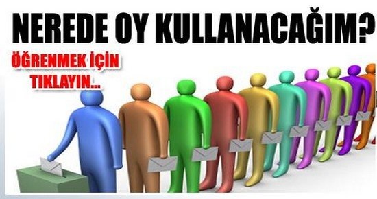 Nerede oy kullanacağım?