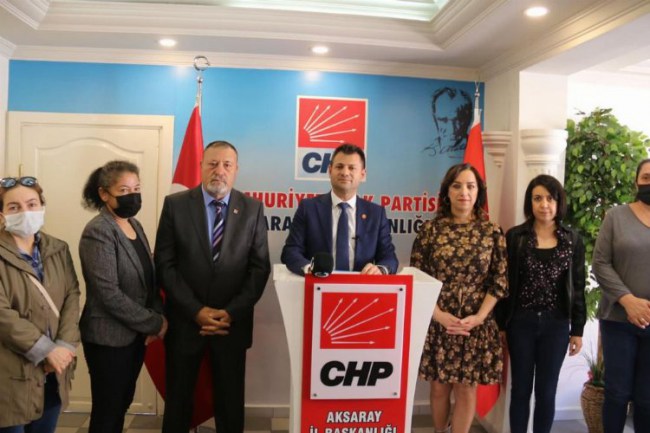 CHP Aksaray İl Başkanı Ertürk: " Asgari ücretten vergi kaldırılsın"