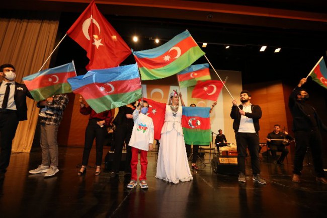 Karabağ Zaferi'nin ilk yılına Bursa kutlaması