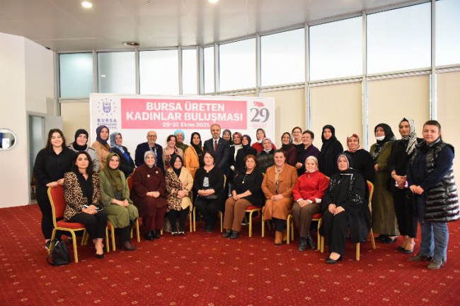 Bursa'da üreten kadınlarla hedefler belirlendi