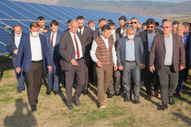 Kütahya'da Domaniç Belediyesi'nden GES açılışı