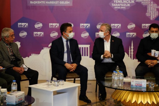 Babacan'dan Yavaş'a taziye ziyareti