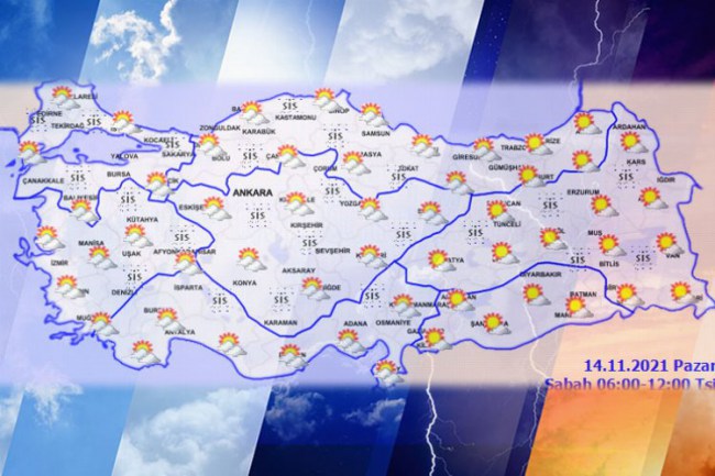Meteoroloji'den günlük hava tahmini