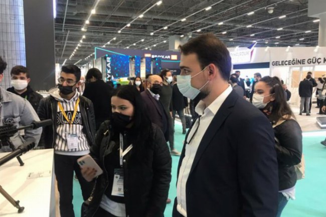 İnegöl'den katılan Baykoca Proje Takımları Saha Expo'yu Gezdi