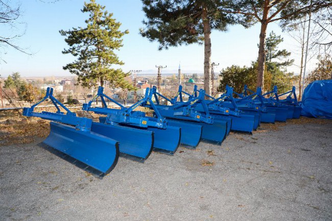 Kayseri'nin Talas ilçesinde kırsala destek