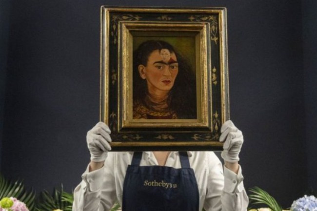 Kahlo'nun otoportresine 34,9 milyon dolar!