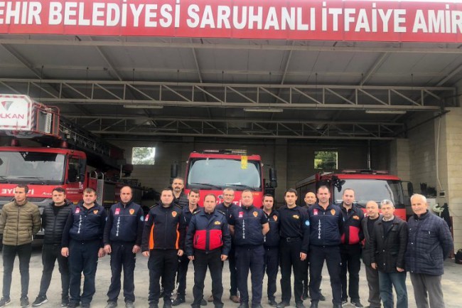 Manisa'da İtfaiye Amiri Kılınç için lokma hayrı