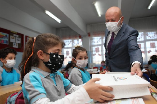 Kayseri'de Kocasinan öğrencileri okuyor