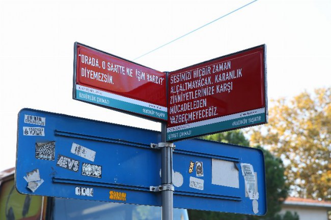 Kadıköy'de kadınlar için sokak isimleri değişti
