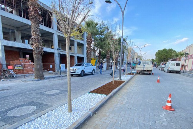 Manisa Kırkağaç Caddeleri güzelleşiyor