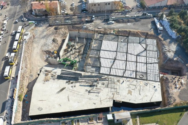 Aksaray'da Selçuklu Külliyesi çalışmaları devam ediyor