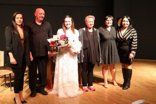 Didim'de 'Kadınlar asla yalnız yürümeyecek' tiyatrosu