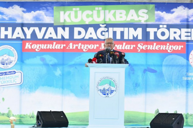 Kayseri'de hayvancılığa Büyükşehir desteği