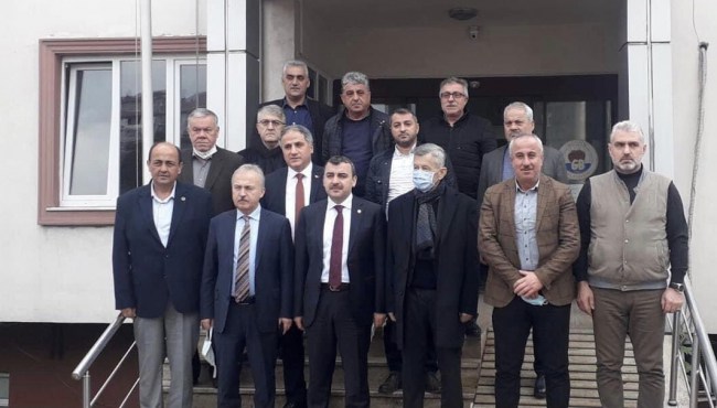 AK Parti heyeti Gülüç Belediyesinde