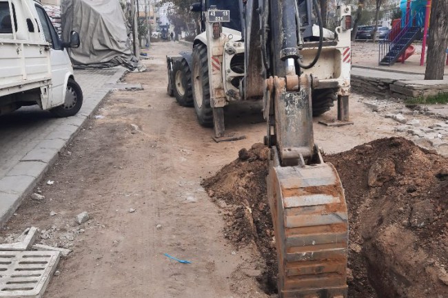 Manisa Kula'da MASKİ'den alt yapı bakımı