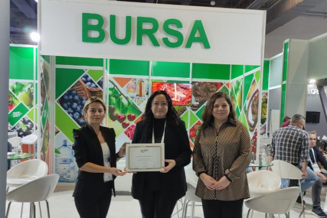 Bursa damak tatları ile Helal Expo'da