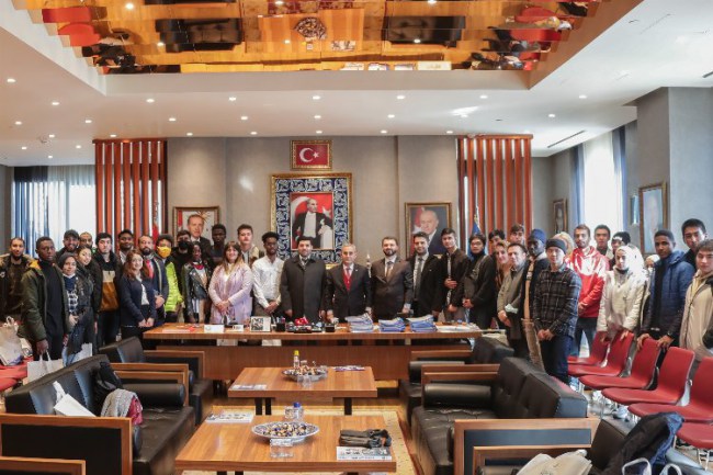 43 farklı ülkeden 43 öğrenci ziyareti