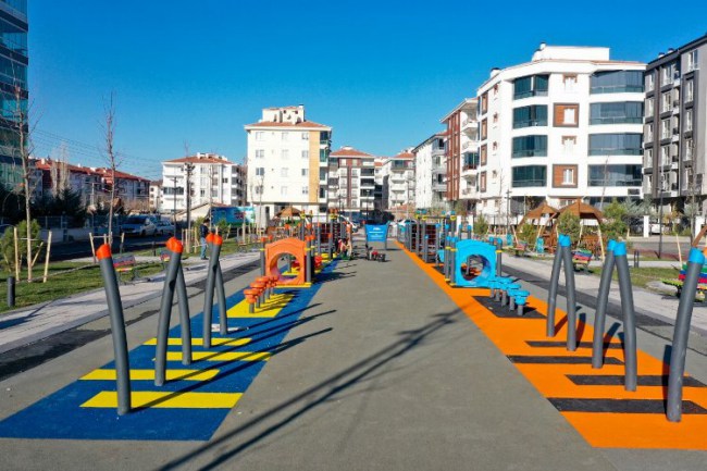 Aksaray'da eğitici oyun parkı
