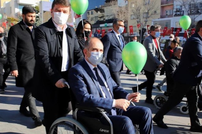 Aksaray'da farkındalık yürüyüşü