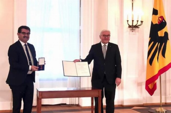 Zonguldaklı Tahtabaş'a Almanya'da devlet nişanı ödülü