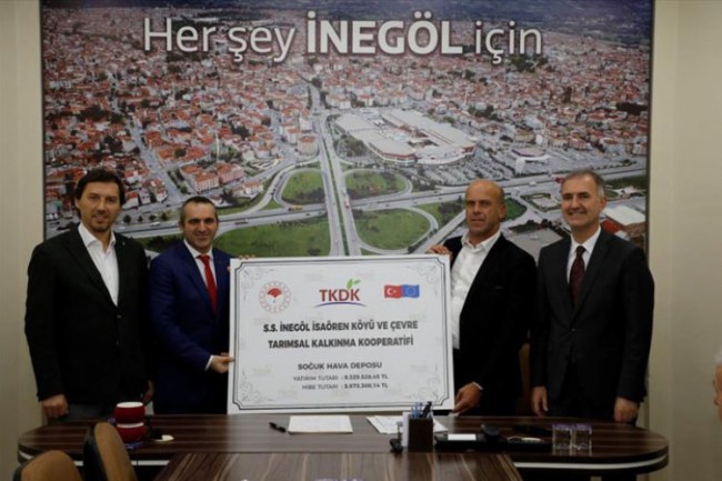 Bursa İnegöl için 3 bin ton kapasiteli 'soğuk' imza