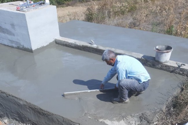 Manisa Demirci'de içme suyu deposu yenileniyor