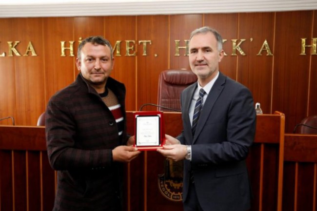 Bursa İnegöl Belediye Başkanı Taban, üreticileri ağırladı