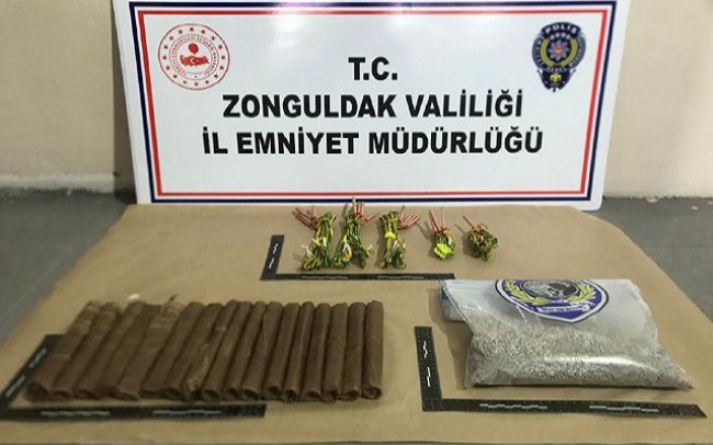 Kdz.Ereğli İlçe Emniyet Müdürlüğünden tarihi başarı: Tam 1 kilo 900 gram