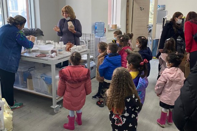 Minikler İZGİM'i ziyaret etti