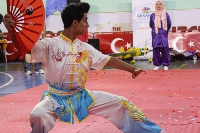 ASÜ öğrencisi Yılmaz, Wushu'da dünya ikincisi oldu