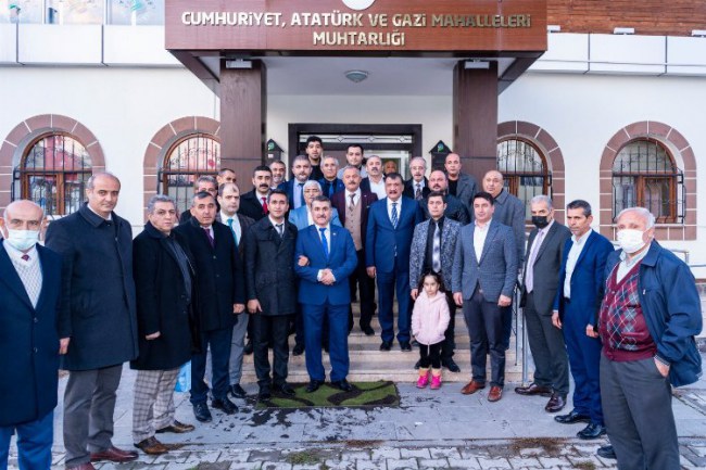 Malatya'da Muhtarlar Derneğine ziyaret