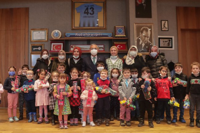 Minikler Kütahya Belediye Başkanı Işık'ı ziyaret etti