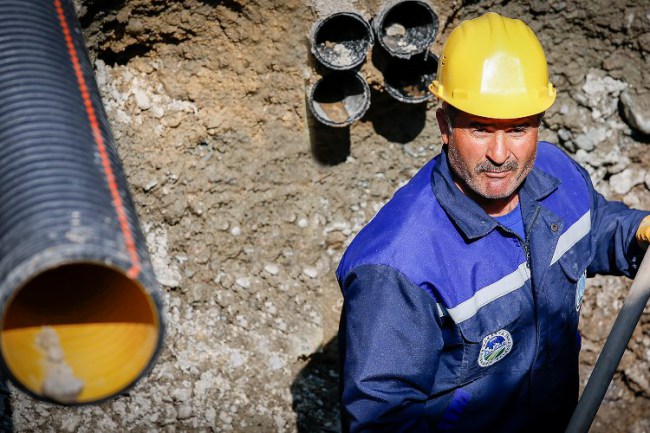 SASKİ'den basınç kırıcı vana odası