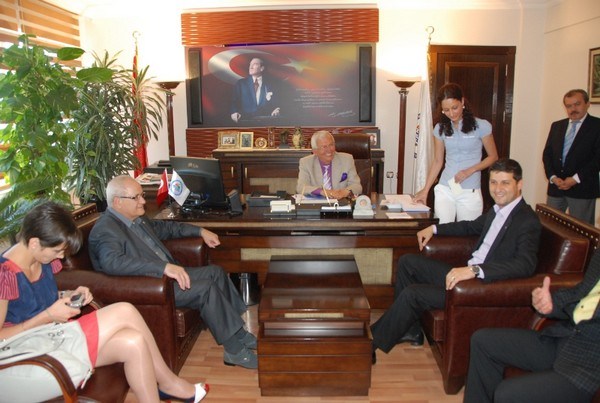 Kardeş kent belediyesinden ziyaret