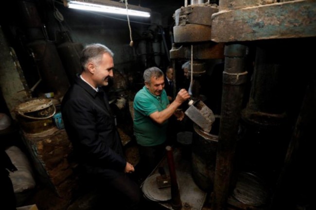 Bursa İnegöl'de son yağ ustasına ziyaret