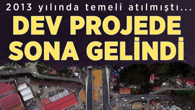 Zonguldak Mithatpaşa tüneli 31 Aralık’ta açılıyor