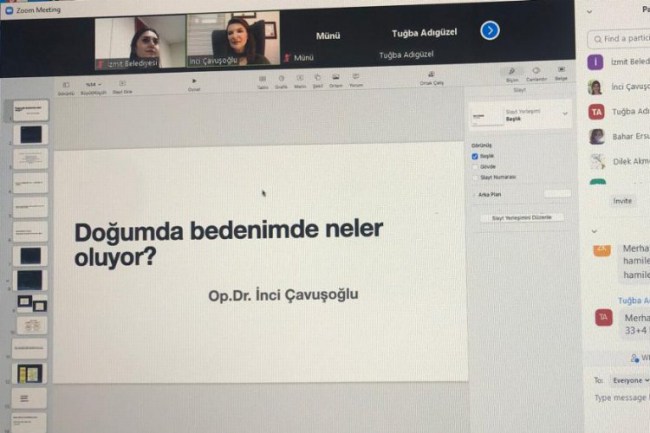 Kocaeli İzmit'te anne adaylarına eğitim