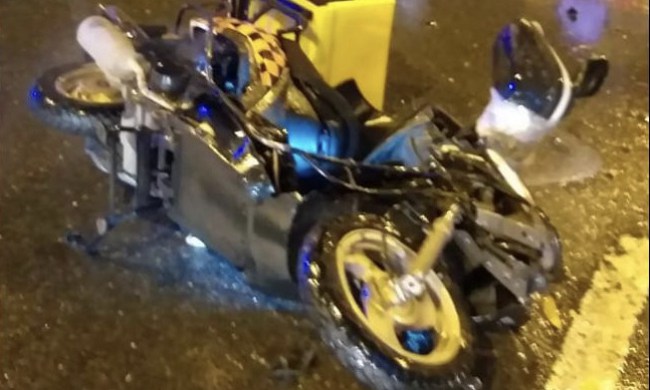 Kdz.Ereğli’de motor kazası: 1 yaralı