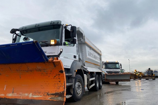 Sakarya Büyükşehir karla mücadeleye hazır
