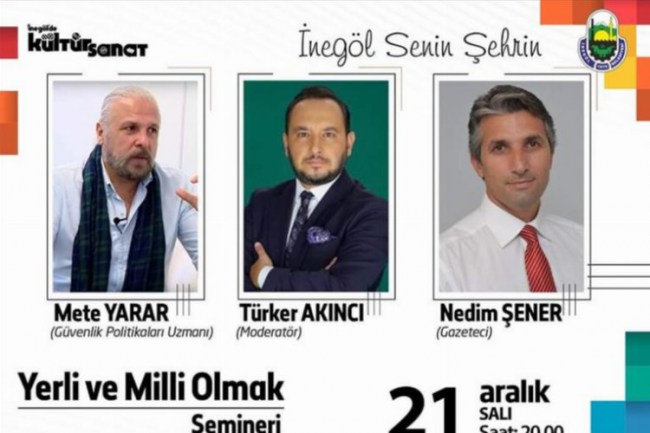 Türkiye gündemi Bursa İnegöl'de konuşulacak