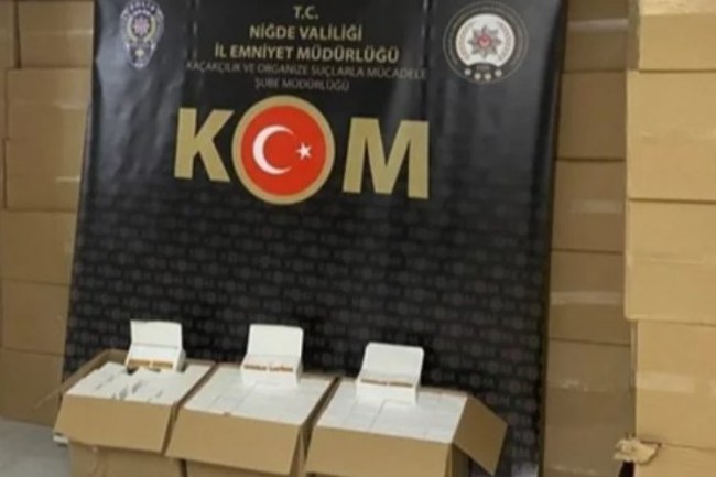 Milyonlarca makaron ele geçirildi