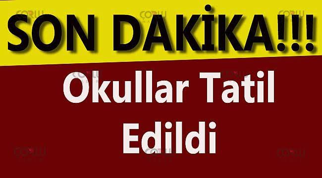 Zonguldak’ta okullar tatil