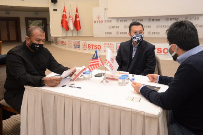 BTSO ile görüşmeye Malezya'dan geldiler