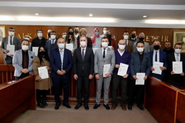 Bursa İnegöl' de 20 personel Kaizen Eğitmen Eğitimi Sertifikasını aldı