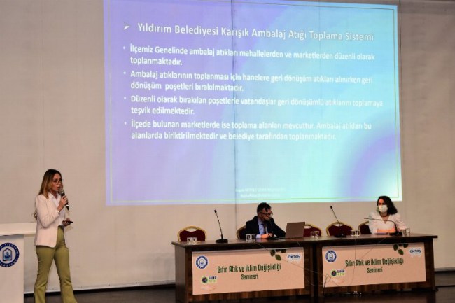 Bursa Yıldırım'da 'Sıfır Atık' semineri