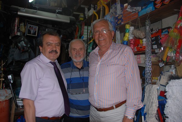 Posbıyık ve Çınar'dan 'Eğitim Dede'ye ziyaret