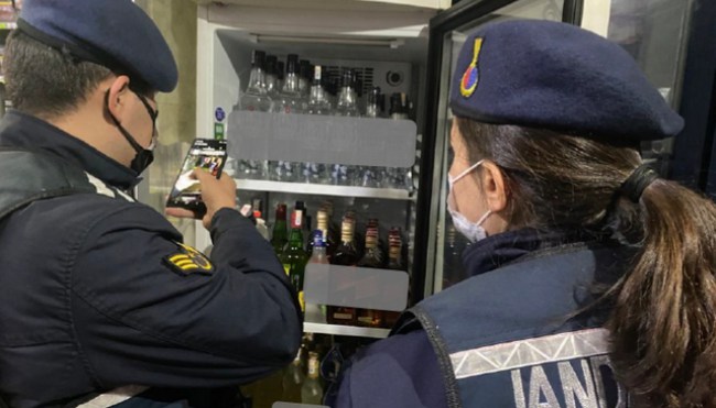 Zonguldak İl Jandarma Komutanlığından yılbaşı denetimi